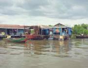 Chong Kneas Floating Village in Siem Reap