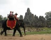 The Elephant Ride in Angkor Thom, Siem Reap